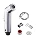 Produktbild AOZBZ 2 Modi Toilette Bidet Handbrause Brause Bidet-Armaturen, Bidet Dusche Spritzgerät Spray WC Duschkopf Wasserhahn für Intimpflege Windeln mit Schlauch, Halterung Halter