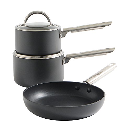ProCook Professional Anodised Non-Stick Cookware Set 3 Piece