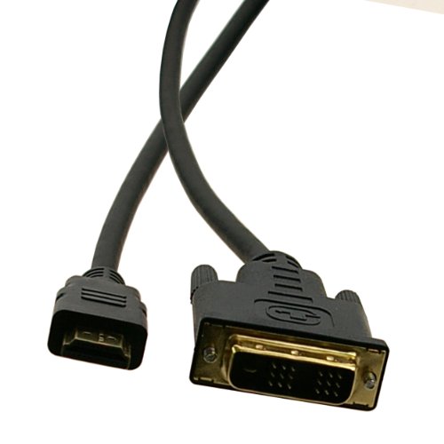 mumbi HDMI auf DVI Kabel 3 Meter – 19pol. HDMI-Stecker auf 18+1 DVI, vergoldet, doppelte Abschirmung, HDTV bis zu 1080p - 2