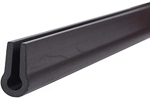 GOONSDS Borde de Goma - Protector de Borde de Goma Flexible con Canal en U para Superficies afiladas o rugosas,30x15mm,Length 1m/39inch