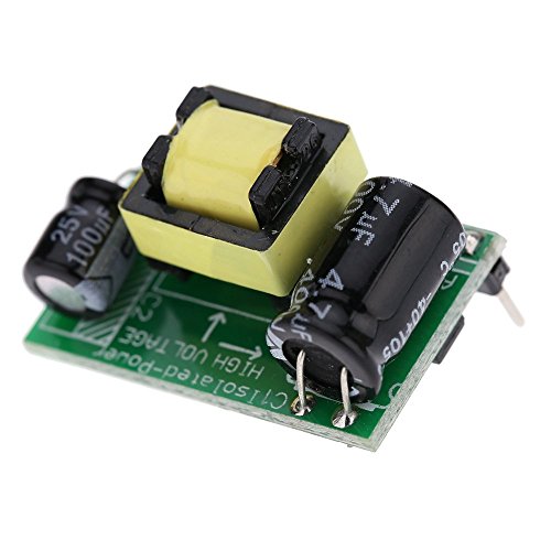 KKmoon Power Supply Board Modulspannung Umwandlung 100-240VAC/140-340VDC auf 12V Kurzschlussschutz(Gelb,12V)