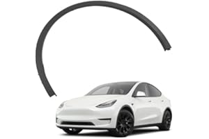 DPOFIRS Flare pour Model Y, Moulure de Passage de Roue évasée côté Passager Arrière, Moulure de Roue côté Voiture Pare-éclaboussures pour Model Y 2020 à 2023 (Arrière