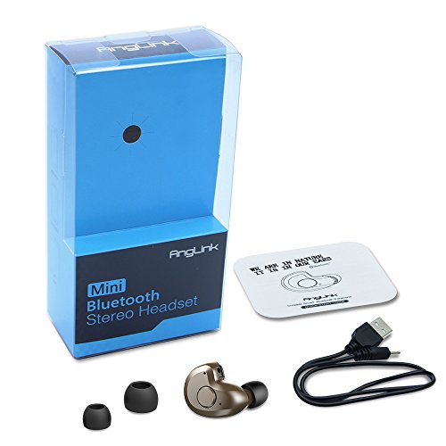 mini Auricular Bluetooth 4 1 AngLink Auricular Manos Libres Bluetooth in-ear con Micr fono para M vil iPhone y Android - marr n S lo 3 8 g reviews mini Auricular Bluetooth 4 1 AngLink Auricular Manos Libres Bluetooth in-ear con Micr fono para M vil iPhone y Android - marr n S lo 3 8 g