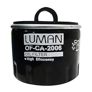 Luman Oil Filter Suitable for Renault Duster T1/T2/T3 Models, Logan,Verito, Nissan Micra,Sunny, Terrano, Pulse, Scala- Diesel