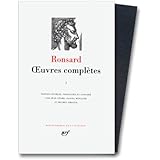 Amazon Fr Ronsard Oeuvres Completes Tome 2 Ronsard Pierre De Ceard J Menager D Simonin M Livres
