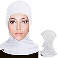 BISMAADH Islamic Scarf Hijab for Women, Muslim Instant Soft Jersey Scarf, Islamic Clothes, Long Hijabs, Lightweight Breathable Solid Color Soft Chiffon Long Fashion Scarves