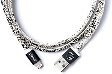 PlusUs Charger Cable USB-A Lightning | Certified From Apple 1m Snake Bite