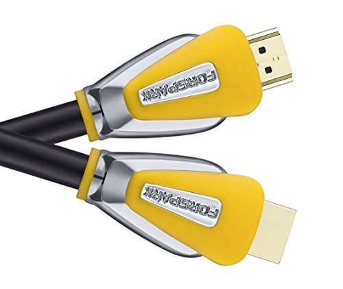 HDMI-Kabel, 1.3m, von FORSPARK– HDMI 2.0 (4K) – 18Gbps, 26AWG,– Für 4K/HDTV‘s, Xbox 360, Xbox One, PS3, PS4, Apple TV, TV-Empfänger, Computer, Blu Ray, Roku-kompatibel - 3