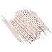 Imported 100pcs Wood Stick Nail Art Cuticle Pusher Manicure Pedicure Tools RS.305.00