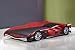 Jenson 3ft Single Childrens Red Racing Car Bed + Mattress