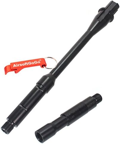 14.5"(10.5"+ 4") M4 outer barrel Aluminum for Marui G&amp;P Cybergun Airsoft AEG
