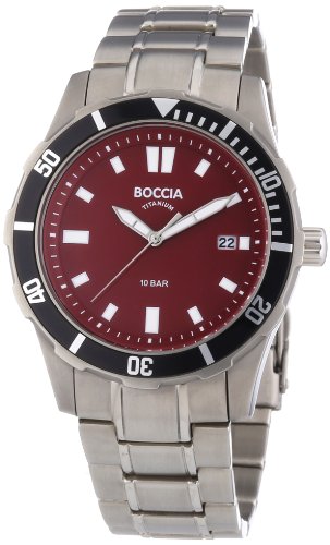 Boccia Herren-Armbanduhr XL Analog Quarz Titan 3567-02 Boccia Herren-Armbanduhr XL Analog Quarz Titan 3567-02