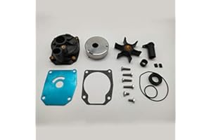 JSProxam Water Pump Impeller Repair Kit 432955 Replacement for Johnson Evinrude OMC Outboards 60HP 65HP 70HP 75HP Sierra 18-3389