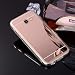 Produktbild Hülle für Galaxy A5 2016,Homikon Spiegel Silikon Hülle Überzug TPU Silikon Tasche Bling Shinning Glänzend Glitzer Handyhülle Anti-kratzt Transparente Kratzfeste Durchsichtig Spiegel Mirror Case Kirstall Clear Weiche Flexible Ultra Slim dünne Spiegel Schutzhülle Stoßfeste TPU Schutz Handy Hülle Protective Stoßdämpfend Motiv Rundum-schutz Soft Silikon Case Cover Schutz Rückschale Klar Tasche Etui für Samsung Galaxy A5 2016 - Roségold