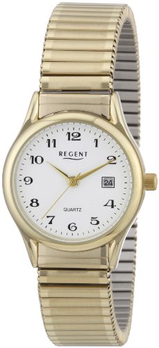 Regent Damen-Armbanduhr XS Analog Edelstahl beschichtet 12300076 Regent Damen-Armbanduhr XS Analog Edelstahl beschichtet 12300076