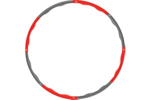 TNP ACCESSORIES TnP Weighted Hula Hoops for Adults Exercise at Home Fitness Equipment and Gym Accessories for Weight Loss Padded Wavy Hula Hoops for Weight Loss and Core Strength 95CM 1.2Kg