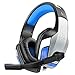 Produktbild Diza100 V4 Gaming Kopfhörer für PS4 PC Xbox One Headset,Metallgehäuse, LED Light, Blau