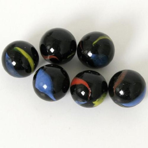 19 Murmeln 16mm+1x25mm, sortiert - 2