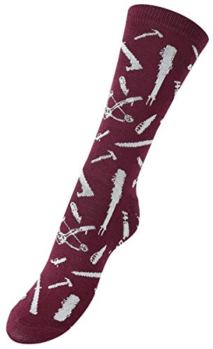 Preisvergleich Produktbild Unbekannt The Walking Dead Weapons Socken rot / weiß