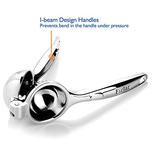Firlar Lemon Squeezer Stainless Steel Manual Citrus Lime Juicer Anti-corrosive Hand Press Fruit Juice by Firlar - 5