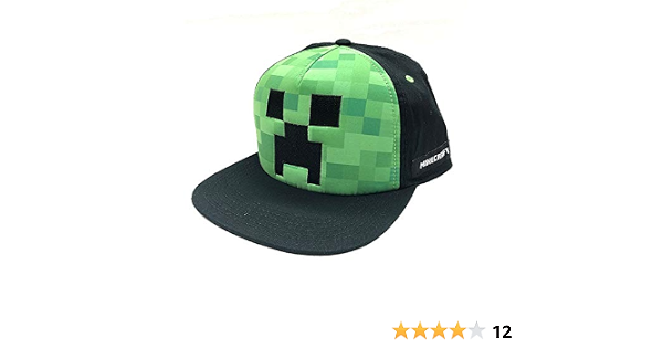 Bioworld Cappello Minecraft - Creeper Face Youth Snapback cap : Amazon.it:  Moda