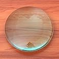 ERH India 4inch Magnifier Glass Convex Lens Focal Length : 20 cm Lens Magnification 5X 10 cm Diameter Magnifying Glass Lens for Science Experiments and Projects,White