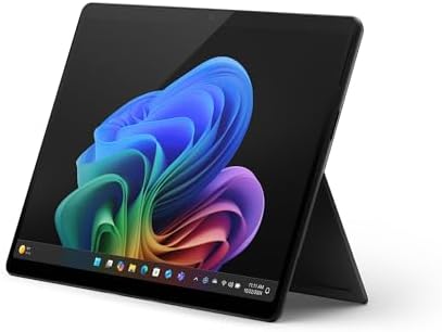 Microsoft Surface Pro (alimentatore incluso) | Copilot+ PC | 13” OLED Touchscreen | Snapdragon® X Elite | 16GB RAM | 256GB SSD |Ultimo modello 11esima edizione | Nero | Esclusività Amazon