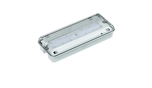 Greenbrook Elledbulk Ip65 Emergency Light 3w Led Bulkhead Light
