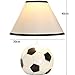 Produktbild AAWWPP Schreibtischlampe Kreative Mode Tischlampe Kinder Wohnzimmer Studie Nachttischlampe Fußball Tischlampe, H40Cm * W30Cm