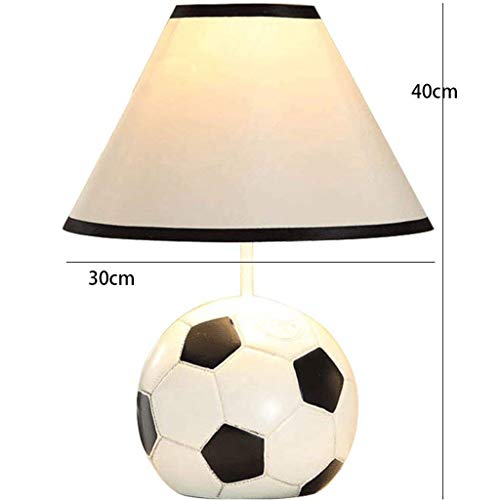 Preisvergleich Produktbild AAWWPP Schreibtischlampe Kreative Mode Tischlampe Kinder Wohnzimmer Studie Nachttischlampe Fußball Tischlampe, H40Cm * W30Cm