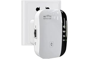 Generico Ripetitore WiFi FOYU 300Mbps 2.4GHz con pulsante WPS e porta LAN wireless, per estendere la rete domestica e d'ufficio., FO-6006