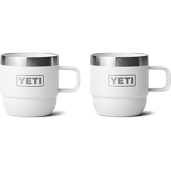 YETI Rambler 4oz マグカップ 2個セット YETI Rambler 4 oz Stackable Cup, Stainless Steel, Vacuum Insulated
