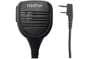 RADTEL TYT Remote Speaker Mic Micrófono Altavoz for MD-380 Md-uv380 MD-390 TH-UV8000D UV8000E Two Way Radio, for WouXun KG-D901 PUXING PX-888K BAOFENG UV-5R BF-888S Retevis H777 Kenwood walkie Talkie