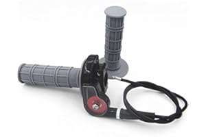 HuoPu. Mango suave de color gris con cable para giro rápido del acelerador, para pit bike