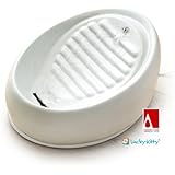 Lucky-Kitty Keramik Katzenbrunnen, weiß