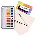 Produktbild Premium Watercolour Paint Set - 24 Colours Pan Pallete Paints Travel Set Kit with Watercolor Pad, Paper, Waterbrush and Paintbrush for Artists, Beginners, Kids, Adults and Professionals