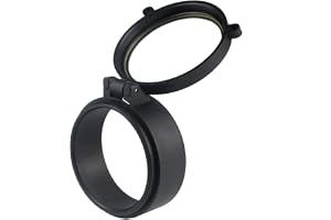 Objektiv för gevärskikare, 1 st 30 mm-69 mm genomskinlig kikarsikte Linsskydd Flip Up Quick Spring Protection Cap Objektiv linslock for Airsoft jaktgevär