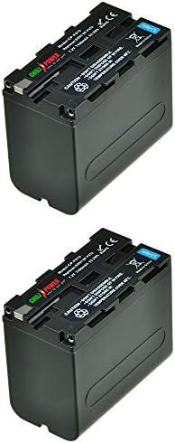 2x ChiliPower NP-F970, NP-F975, NP-F960, NP-F950 (7400mAh) Battery for Sony DCR-VX2100, DSR-PD150, DSR-PD170, FDR-AX1, HDR-AX2000, HDR-FX1, HDR-FX7, HDR-FX1000, HVL-LBPB, HVR-HD1000U, HVR-V1U, HVR-Z1P, HVR-Z1U, HXR-MC2000U, MVC-FDR1, NEX-EA50UH, NEX-FS100U, NEX-FS700U