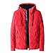 Produktbild JYJM 2018 Weihnachten Herren Mode Hoodie Reißverschluss Reine Baumwolle Outwear Jacke Mantel Outerwear mit Kapuze Revers Sweatshirt Sweater Lose Wintermantel Parka Pullover Classic Faux Leder