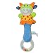 Demiawaking 22cm Developmental Animal Soft Stuffed Infant Baby Plush Toys Rattles Kids Activity Spiral Bed Strollers Toys Cradles