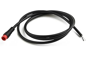 Oniissy Câble d'extension de câble de signal pour vélo électrique modifié 2, 3, 4, 5, 6 cœurs, câble étanche, connecteur pour affichage de vélo électrique