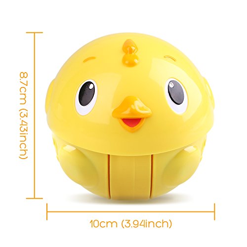 Peradix Stehauffigur Stehaufmännchen Frosch Küken Spielkugel mit Musik - 5