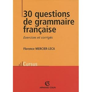 30 questions de grammaire française