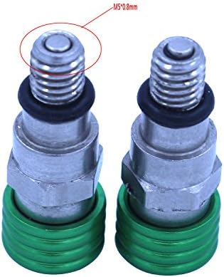 M5 0.8MM Green Fork Air Bleeder Relief Valve Motorcycle Motocross For KX125 KX250 KXF250 KXF450 CRF450 YZ125 WR250 Dirt Bike