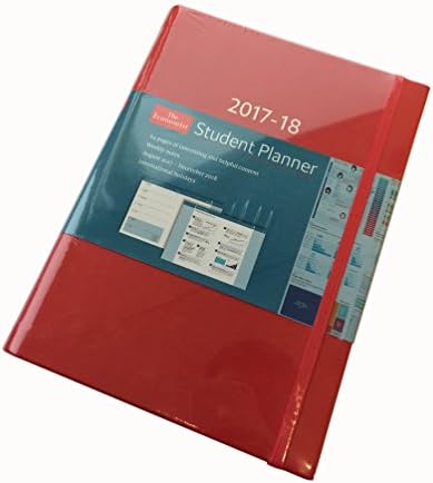 The Economist 2017-18 Student 17 Month Weekly Notes Planner
