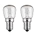 Produktbild 2x Backofenlampe | 25W | E14 | 230V | 2200 K | warm-weiß | Birne Lampe Glühbirne Glühlampe Leuchtmittel für Backofen Backofenglühbirne | warmweiß | 2 Stück