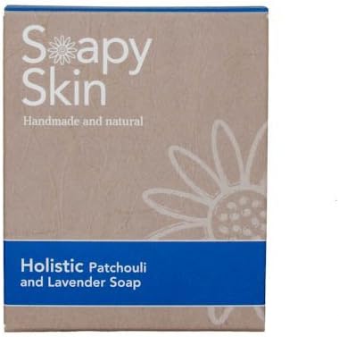 Soapy Skin Patchouli & Lavender Soap - Natural Skincare Suitable for Vegans - 100g bar