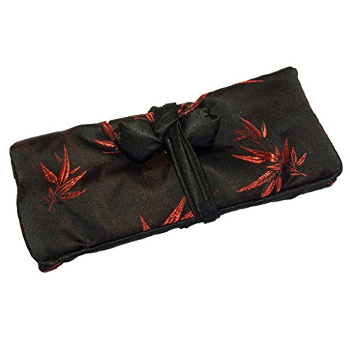 Preisvergleich Produktbild Schmuckrolle, Schmuck Veranstalter, Reiseveranstalter, Faux Seide - Schwarz