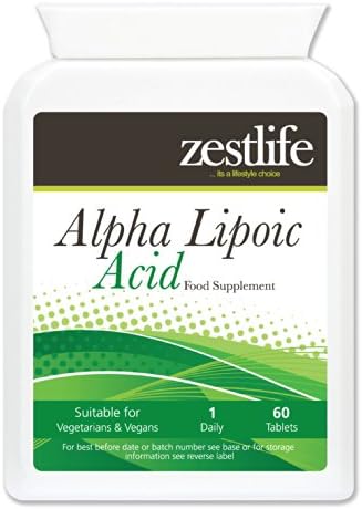 Zestlife Alpha Lipoic Acid 200mg 2 x 60 Tablets
