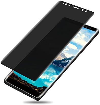 Galaxy NOTE 8 Screen protector,PACIFIC Galaxy NOTE 8 Privacy Screen protector,NOTE 8 Privacy Tempered Glass Anti-Spy [3D Curved] [Case Friendly] Film Screen Protector For Samsung Galaxy NOTE 8 (Transparent)